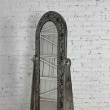 Load image into Gallery viewer, Mexican Punched Tin Swivel Floor Mirror