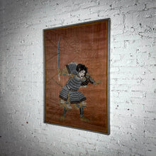 Load image into Gallery viewer, Japanese Printed Silk Sakuma Morimasa 'The Samurai' Asian Arts