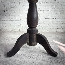Load image into Gallery viewer, C. 1950's Indian Ebonized Wood Pedestal Table