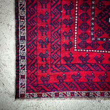 Load image into Gallery viewer, Baluch Wool Runner Afghanistan Knotted Rug