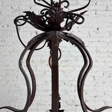 Load image into Gallery viewer, Large Spanish Revival Iron Lantern Light