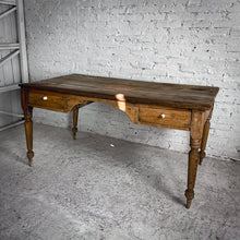Load image into Gallery viewer, Antique Farmhouse Patina Pine Desk