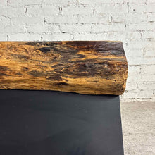 Load image into Gallery viewer, Live Edge Wood Stools With Metal Base