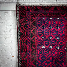 Load image into Gallery viewer, Baluch Wool Runner Afghanistan Knotted Rug