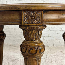 Load image into Gallery viewer, Neoclassical Marble Top Side Table