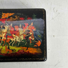 Load image into Gallery viewer, Palekh Russian 'Prince Igor' Lacquer Box