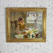 Load image into Gallery viewer, 1987 Oil on Canvas Painting by Galina Vasilyevna Pshenitsyna