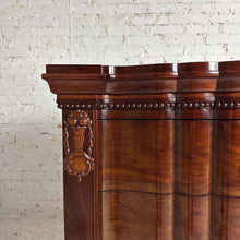 Load image into Gallery viewer, Baroque Revival Wood Serpentine Chest of Drawers