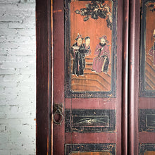 Load image into Gallery viewer, Chinoiserie Painted Storage Cabinet