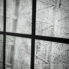 Load image into Gallery viewer, Industrial Antiqued Metal Windowpane Mirror Mirror