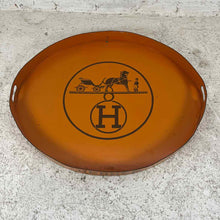 Load image into Gallery viewer, Hermes Inspired Toleware Serving Tray
