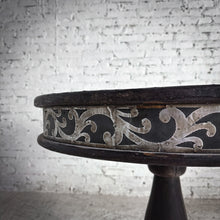 Load image into Gallery viewer, C. 1950's Indian Ebonized Wood Pedestal Table