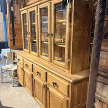 Load image into Gallery viewer, Rustic Pine China Cabinet