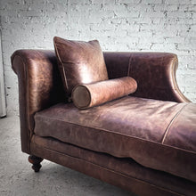 Load image into Gallery viewer, Transitional Leather Chaise