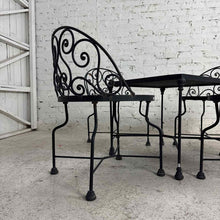 Load image into Gallery viewer, Mosaic Tile & Wrought Iron Bistro Set