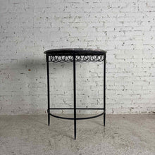 Load image into Gallery viewer, Neoclassical Demilune Marble Console