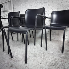Load image into Gallery viewer, Set of 6 Colos MOMO 2 Black Polypropylene Garden Chair