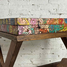 Load image into Gallery viewer, Mexican Folk Art Painted Desk & Chair