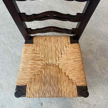Load image into Gallery viewer, Set of 4 Mexican Provincial Rush Seat Chairs