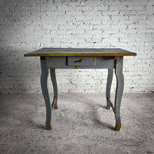 Load image into Gallery viewer, Antique Campesino Painted Pine Side Table