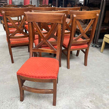 Load image into Gallery viewer, Set of 6 Modern X-Back Dining Chairs