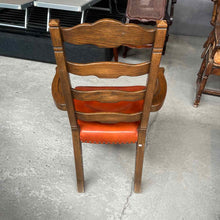 Load image into Gallery viewer, Set of 6 Romweber 1970's Viking Oak Carved Armchair