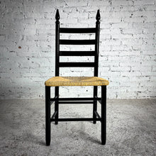 Load image into Gallery viewer, Set of 4 Provincial Seagrass & Wood Dining Chair