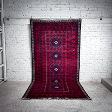 Load image into Gallery viewer, Baluch Wool Runner Afghanistan Knotted Rug