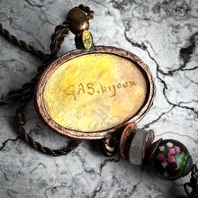 Load image into Gallery viewer, Contemporary Gas Bijoux Bohemian French Pendant Necklace