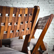 Load image into Gallery viewer, Set of 7 Danish Oil Teak Garden Table and Chairs