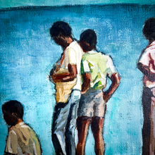 Load image into Gallery viewer, Vintage Signed Figurative Painting