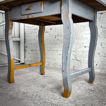 Load image into Gallery viewer, Antique Campesino Painted Pine Side Table