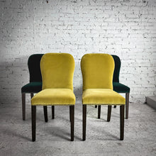 Load image into Gallery viewer, Set of 4 OKA Stafford Velvet Dining Chair