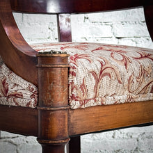 Load image into Gallery viewer, Empire Mahogany Lion Head Armchair