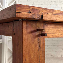 Load image into Gallery viewer, Rustic Hacienda Pegged Mesquite Dining Table