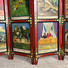 Load image into Gallery viewer, Signed Renato P. Rivera Narrative Biombo