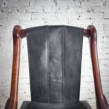 Load image into Gallery viewer, 1960s Don Shoemaker Leather Rosewood Accent Chair