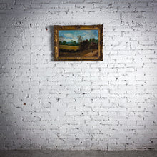 Load image into Gallery viewer, Late 19th C. E. Cole Landscape Realism Oil Canvas Painting