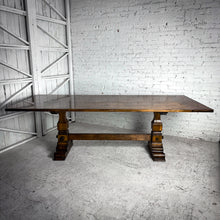 Load image into Gallery viewer, Rustic Pine Pedestal Dining Table