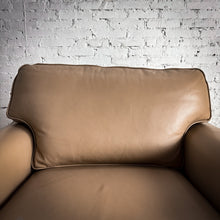 Load image into Gallery viewer, Robert Allen Classic Leather Beige Club Chair