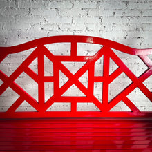 Load image into Gallery viewer, Templeton Collection Estate Furniture Red Lacquer Wood Bench