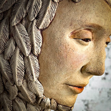 Load image into Gallery viewer, Kina Crow Whimsical Stoneware Sculpture