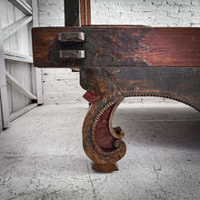 Load image into Gallery viewer, 19th C. Canopy Javanese Hand Carved Wood Daybed