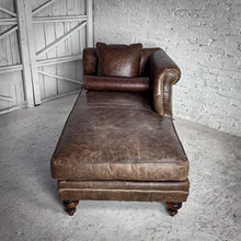 Load image into Gallery viewer, Transitional Leather Chaise