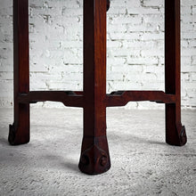 Load image into Gallery viewer, Late 20th C. Chinese Cloissone Rosewood End Table