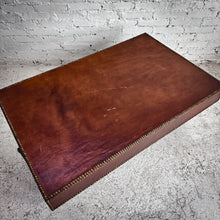 Load image into Gallery viewer, Campaign Leather Clad Cocktail Table