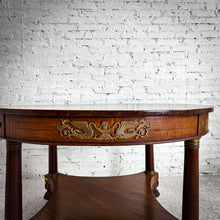 Load image into Gallery viewer, Antique Empire Revival Mahogany Entry Table