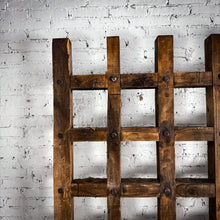 Load image into Gallery viewer, Antique Spanish Colonial Hardwood Grille Architectural Element