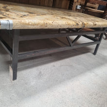 Load image into Gallery viewer, Contemporary Granite Top Iron Cocktail Table