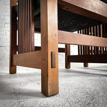 Load image into Gallery viewer, Set of 2 Vintage Stickley Mission Cherry Armchair